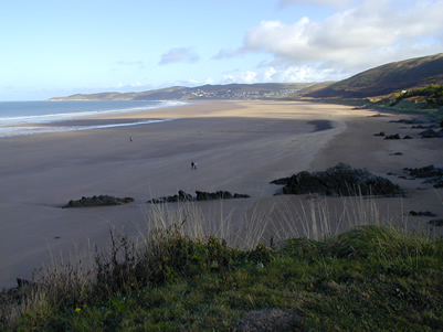 Woolacombe Bay as seen from Putsborough